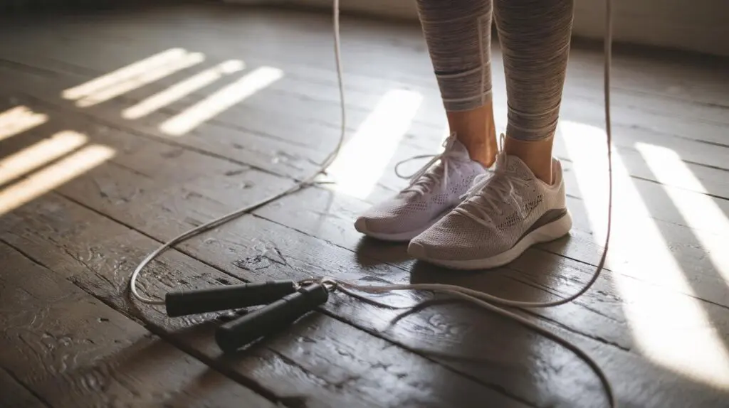 Budget jump rope routine torched 300 calories in 15 controlled minutes
