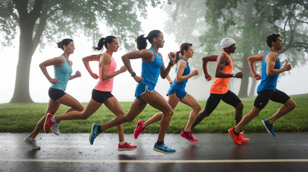 Park-run pacers admit negative splits worked best on humid routes